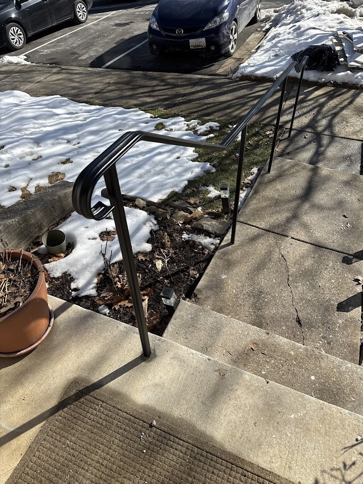 Call 240 921 7744 to schedule Iron Handrails Installation Services in Maryland and Washington DC